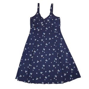 Orange Creek Floral Babydoll Dress S Cottagecore Coastal Feminine Dainty Fairy